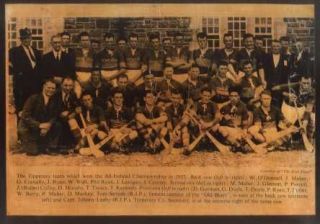 Tipperary All Ireland Champions 1937 Old Irish Print