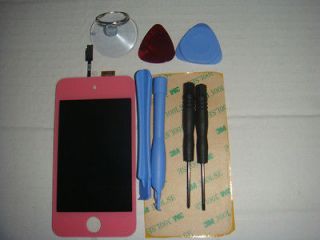 PINK LCD Digitizer assembly Touch Screen Replacement for iPod Touch 4 