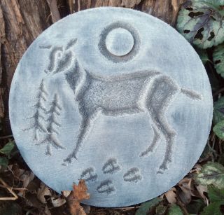   nature plaque mold garden ornament decorative stepping stone mould