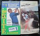 Lot of 2~Golf Instructions Gary Player & Tom Kite~VHS~LBDDVE
