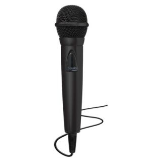 Soulo Karaoke Wired Microphone   Black (AM70) product details page