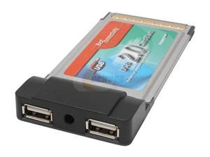    SYBA SD PCMU2 VIA USB PCMCIA Card Two USB Type A 