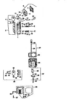 Model # CV22S 67515 Kohler Engine   Ignition/electrical (40 parts)