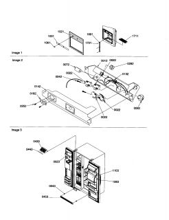 KENMORE Kenmore sxs refrigerator Freezer shelves/lights Parts  Model 