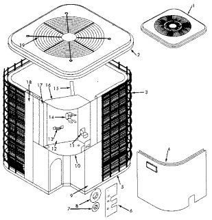 Model # CH3018VKA2   Icp Heat pump   Non functional parts all 