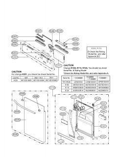 LG Dishwasher Rack assy Parts  Model LDF7810ST  PartsDirect