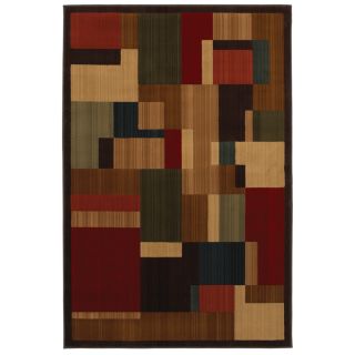 Shop Mohawk Home 5 ft 3 in x 7 ft 10 in Brown Patton Area Rug at Lowes 