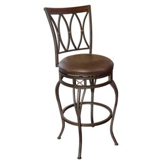 Shop Hannah 30 in Dark Champagne Bronze Bar Stool at Lowes