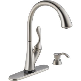 Shop Delta Ashton Touch Stainless 1 Handle Pull Down Kitchen Faucet at 