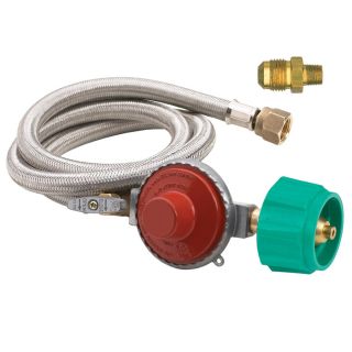 Ver Bayou Classic Stainless Braided LPG Hose Regulator Assembly at 