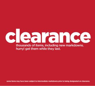 clearance thousands of items, including new markdowns. get them while 