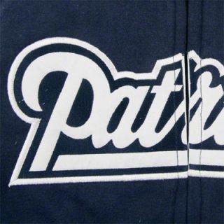 New England Patriots Toddler Sportsman Full Zip Fleece Hooded 