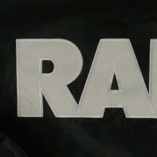 Oakland Raiders Big & Tall Textured Full Zip Jacket 
