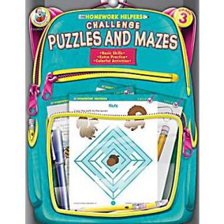 Frank Schaffer Challenge Puzzles and Mazes Workbook  
