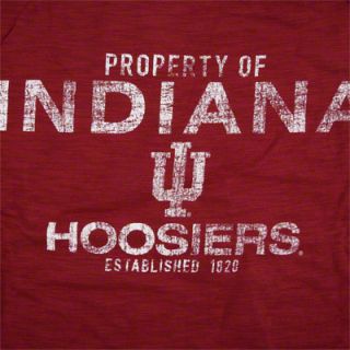 Indiana Hoosiers Crimson Classic Slub Long Sleeve Crew 