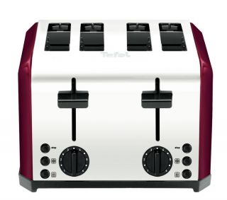 TEFAL TT543715 4 Slice Toaster   Fuchsia Blush  Pixmania UK