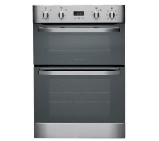 HOTPOINT DH93X Built in Electric Double Oven   Stainless Steel 