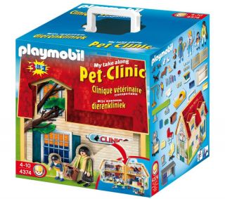 PLAYMOBIL 4374   MY TAKE ALONG PET CLINIC review cheap prices 4374 