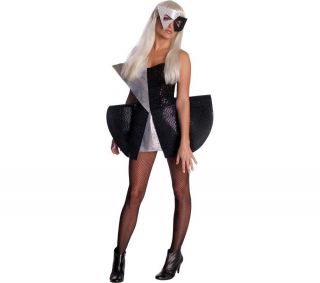 RUBIES Costume per adulto Lady Gaga nero/argento   taglia standard M 