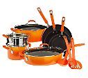 Rachael Ray Colored Stainless Steel 10 piece Cookware Set — 