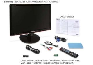 Samsung T23A350 23 Class Widescreen HDTV / Monitor   1080p, 1920 x 