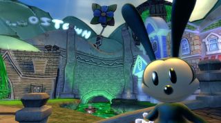 close up of Oswald the Lucky Rabbit in Disney Epic Mickey 2 The 