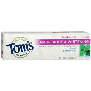 Buy Toms of Maine Antiplaque & Whitening, Fluoride Free Natural 