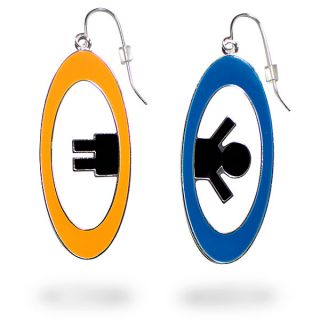   Portal 2 Inter Spatial Portal Earrings