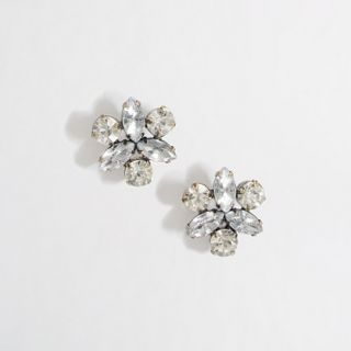 Factory crystal petal stud earrings   Earrings   FactoryWomens 