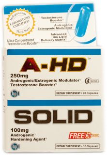 BPI A HD™/SOLID™ COMBO    28 Capsules / 10 Capsules   Vitacost 