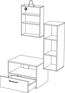 BLOC SDB + COLONNE Modern Design   RueDuCommerce