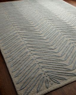 Martha Stewart Rugs Chevron Leaf Rug   The Horchow Collection