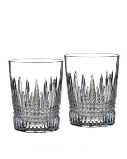 Waterford Two Lismore Diamond Tumblers   The Horchow Collection