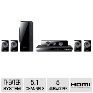 Samsung HT EM54C Blu ray Home Theater System   5.1 Channel, 1000 Watts 