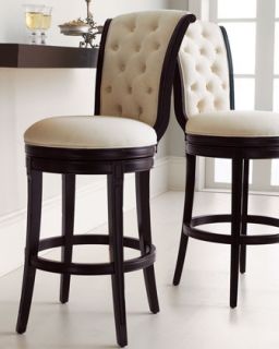 Monohan Tufted Barstool & Counter Stool   The Horchow Collection