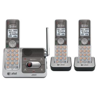 AT T CL82301 DECT 60 Digital 3 Handset Cordless Phone With Digital 