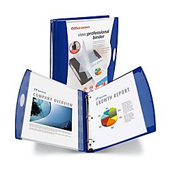 Office Depot® Brand View Professional Binder, 1 1/2 Rings, 330 Sheet 