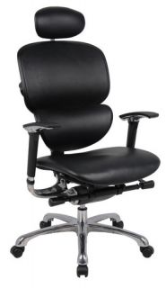 HH Solutions Ergonomics4Work Wave Full Leather Chair  Ebuyer