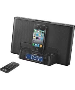 Buy Sony ICFDS15 Alarm iPod and iPhone Speaker Dock   Black at Argos 