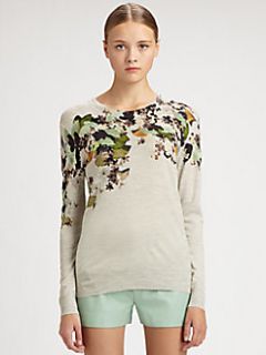 Phillip Lim   Floral Print Wool Sweater