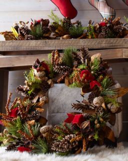 Alpine Garland   The Horchow Collection