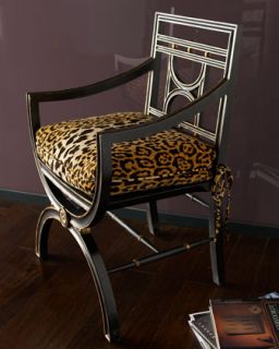 John richard Collection Cheetah Roman Chair   The Horchow Collection