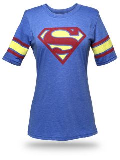   Superman Hockey Stripe Babydoll