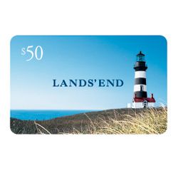 50 Plastic Gift Card from LandsEnd Business Outfitters