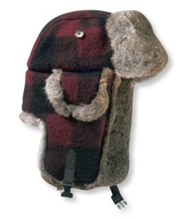 Mad Bomber Hat, Buffalo Plaid Cold Weather Hats   at L 