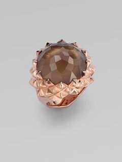Stephen Webster   Smoky Quartz and Mother of Pearl Ring    
