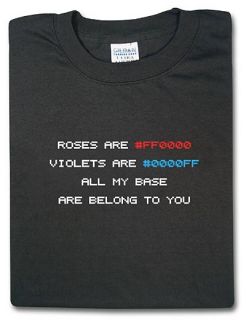   Geek Love Poem T shirt