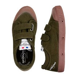 Kids Spring Court® classic canvas Velcro® sneakers