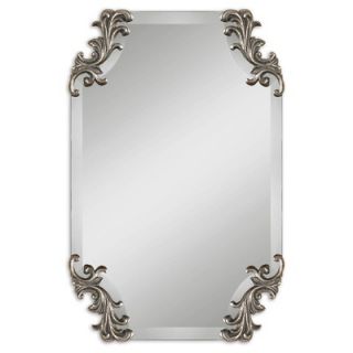 Uttermost Andretta Beveled Mirror in Antiqued Silver 