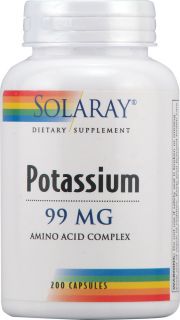 Solaray Potassium    99 mg   200 Capsules   Vitacost 